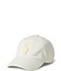 Polo Ralph Lauren Big Pony Contrasting Athletic Twill Cap, Color:Clubhouse Cream - Image 1