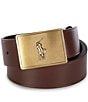 Color:Brown - Image 1 - Big Pony Leather Belt