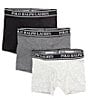 Color:Andover Heather/Charcoal Heather/Polo Black - Image 1 - Boys 4-20 Stretch Boxer Briefs 3-Pack