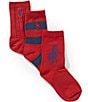 Polo Ralph Lauren Boys Candy Shop Multi 3-Pack Sock - Image 2
