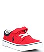 Color:Red/Navy - Image 1 - Boys' Faxon X Logo Detail Canvas Sneakers (Infant)