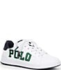 Color:White/Navy/Green - Image 1 - Boys' Heritage Graphic Court III Sneakers (Youth)