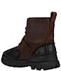 Color:Dark Brown/Black - Image 3 - Boys' Oslo Leather Buckled Boots (Youth)