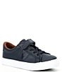 Color:Navy - Image 1 - Boys' Sayer Leather Sneakers (Toddler)