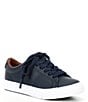 Color:Navy - Image 1 - Boys' Sayer Leather Sneakers (Youth)