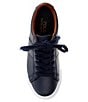 Color:Navy - Image 5 - Boys' Sayer Leather Sneakers (Youth)