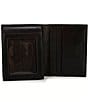 Polo Ralph Lauren Burnished Leather Billfold, Color:Black - Image 3