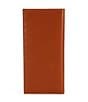 Color:Brown - Image 2 - Burnished Leather Narrow Wallet