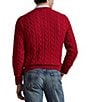 Polo Ralph Lauren Cable Knit Cotton Sweater, Color:Park Avenue Red - Image 2