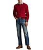 Polo Ralph Lauren Cable Knit Cotton Sweater, Color:Park Avenue Red - Image 3