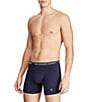 Color:Andover Heather/Aerial Blue/Rugby Royal/Red/Navy - Image 5 - Classic Cotton Assorted Boxer Briefs 5-Pack