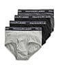 Color:Andover Heather/Madison Heather/Black - Image 1 - Classic Cotton Mid-Rise Briefs 4-Pack