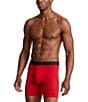 Color:RL2000 Red/Stripe/Charcoal Heather - Image 2 - Classic Fit 6#double; Long-Leg Boxer Briefs 3-Pack
