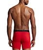 Color:RL2000 Red/Stripe/Charcoal Heather - Image 3 - Classic Fit 6#double; Long-Leg Boxer Briefs 3-Pack