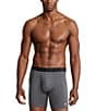 Color:RL2000 Red/Stripe/Charcoal Heather - Image 5 - Classic Fit 6#double; Long-Leg Boxer Briefs 3-Pack