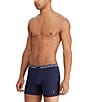 Color:White/Cruise Navy/Red - Image 2 - Classic Fit Assorted 6#double; Inseam Boxer Briefs 3-Pack