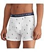 Color:White/Cruise Navy/Red - Image 1 - Classic Fit Assorted 6#double; Inseam Boxer Briefs 3-Pack