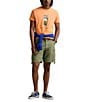 Polo Ralph Lauren Classic Fit Beach Bear Graphic Jersey T-Shirt, Color:Peach - Image 3