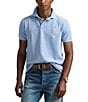 Polo Ralph Lauren Classic Fit Big Pony Mesh Short Sleeve Polo Shirt, Color:Chambray Blue - Image 1