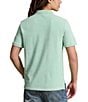 Color:Celadon - Image 2 - Classic Fit Big Pony Mesh Short Sleeve Polo Shirt