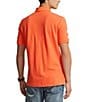 Color:Orange Flame - Image 2 - Classic Fit Big Pony Short Sleeve Mesh Polo Shirt