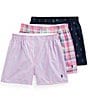 Color:Assorted - Image 1 - Classic Fit Open Fly Boxer Briefs 3-Pack