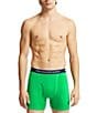 Color:Summer Emerald/Cruise Navy/Andover Heather - Image 2 - Classic Fit Boxer Briefs 3-Pack