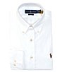 Color:White - Image 1 - Classic-Fit Button Down Point Collar Dress Shirt