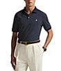 Polo Ralph Lauren Classic Fit Deco Print Soft Cotton Short Sleeve Polo Shirt, Color:Double Deco Refined Navy - Image 1