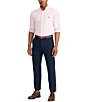Color:Aviator Navy - Image 4 - Classic-Fit Flat-Front Bedford Chino Pants