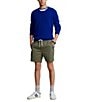 Color:Mountain Green - Image 3 - Classic-Fit Flat-Front Stretch Prepster 6#double; Inseam Chino Shorts