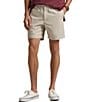Polo Ralph Lauren Classic-Fit Stretch Prepster Flat-Front 6#double; Inseam Chino Shorts, Color:Classic Stone - Image 1