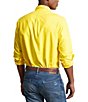 Color:Lemon Crush - Image 2 - Classic-Fit Garment-Dye Oxford Long-Sleeve Woven Shirt