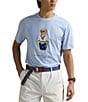 Polo Ralph Lauren Classic Fit Heritage Icons Polo Bear Short Sleeve Graphic T-Shirt, Color:Cornflower Blue - Image 1