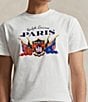 Color:Classic Oxford White - Image 4 - Classic Fit Jersey Graphic Short Sleeve T-Shirt