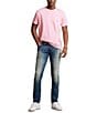 Color:Carmel Pink - Image 3 - Classic Fit Jersey Short Sleeve Pocket T-Shirt