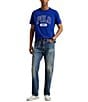 Polo Ralph Lauren Classic Fit Printed Short Sleeve T-Shirt, Color:Heritage Royal - Image 3