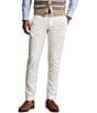 Color:Deckwash White - Image 1 - Classic Fit Linen Blend Pants