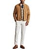 Color:Deckwash White - Image 3 - Classic Fit Linen Blend Pants
