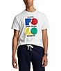 Color:White - Image 1 - Classic Fit Logo Short Sleeve Jersey T-Shirt