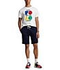 Color:White - Image 3 - Classic Fit Logo Short Sleeve Jersey T-Shirt