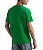 Polo Ralph Lauren Classic Fit Madras-Logo Jersey Short Sleeve T-Shirt, Color:Bright Clover - Image 2