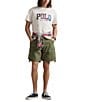 Polo Ralph Lauren Classic Fit Madras-Logo Jersey Short Sleeve T-Shirt, Color:Nevis - Image 3