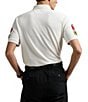 Polo Ralph Lauren Classic Fit Mesh Multi Racing Graphic Short Sleeve Polo Shirt, Color:White - Image 2