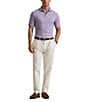 Polo Ralph Lauren Classic Fit Multicolored Pony Soft Cotton Short Sleeve Polo Shirt, Color:Amethyst Heather - Image 3