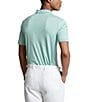Color:Celadon - Image 2 - Classic Fit Multicolored Pony Soft Cotton Short Sleeve Polo Shirt