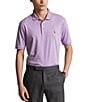 Color:Pastel Purple Heather - Image 1 - Classic-Fit Multicolored Pony Soft Cotton Short-Sleeve Polo Shirt