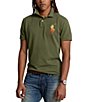 Color:Dark Sage - Image 1 - Classic-Fit Ombre Big Pony Short-Sleeve Polo Shirt