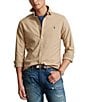 Color:Surrey Tan - Image 1 - Classic-Fit Oxford Long-Sleeve Woven Shirt