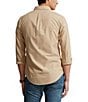 Color:Surrey Tan - Image 2 - Classic-Fit Oxford Long-Sleeve Woven Shirt